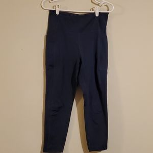 Girlfriend Collective Navy compressive leggings